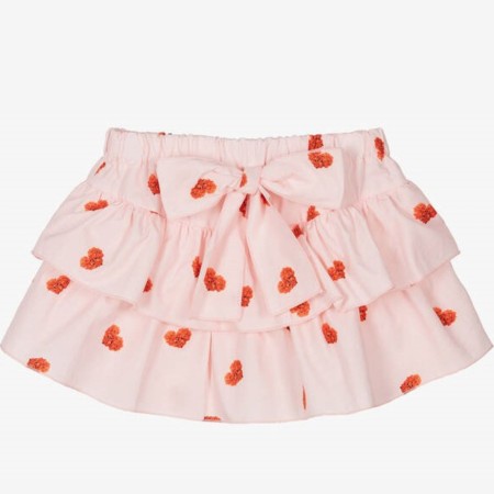 Heart Roses Frill Skirt
