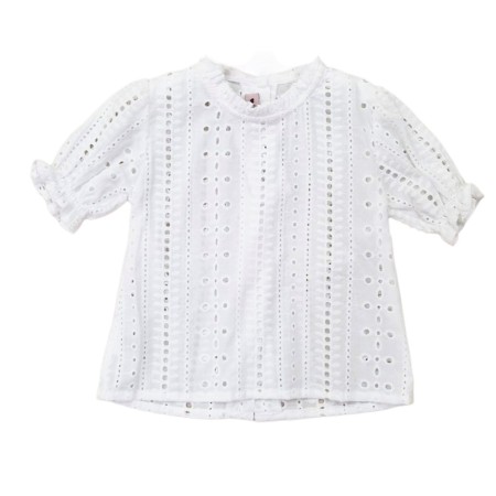White Embroidery Blouse