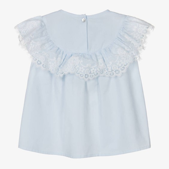Blusa Oxford Azul