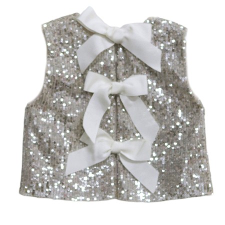 Blusa Lantejoulas com laços Blusa Lantejoulas com laços
