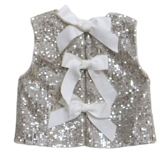 Sequins bows Blouse