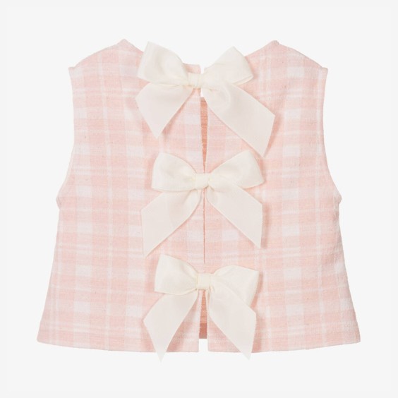Blusa tweed rosa