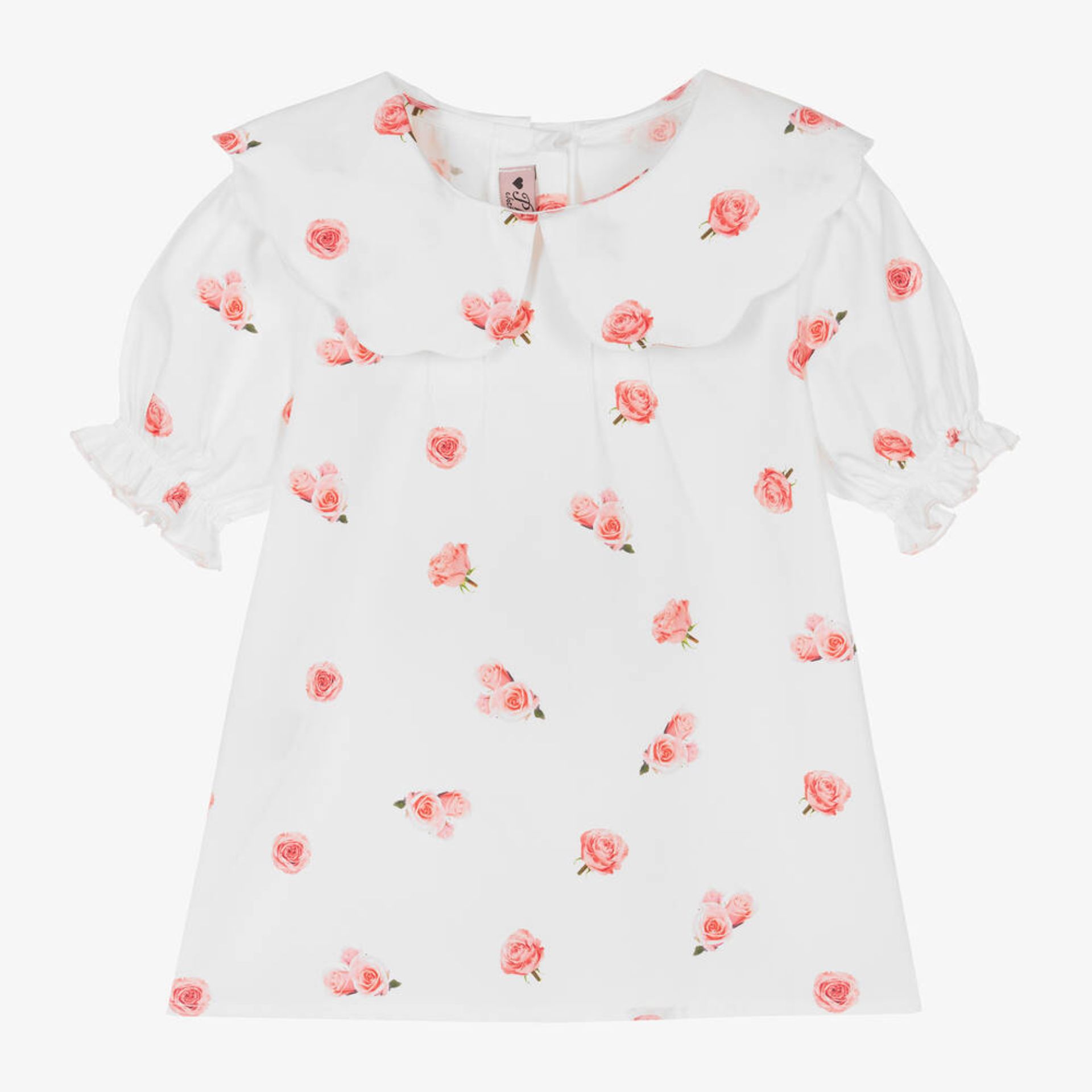 Blusa rosas cor de rosa