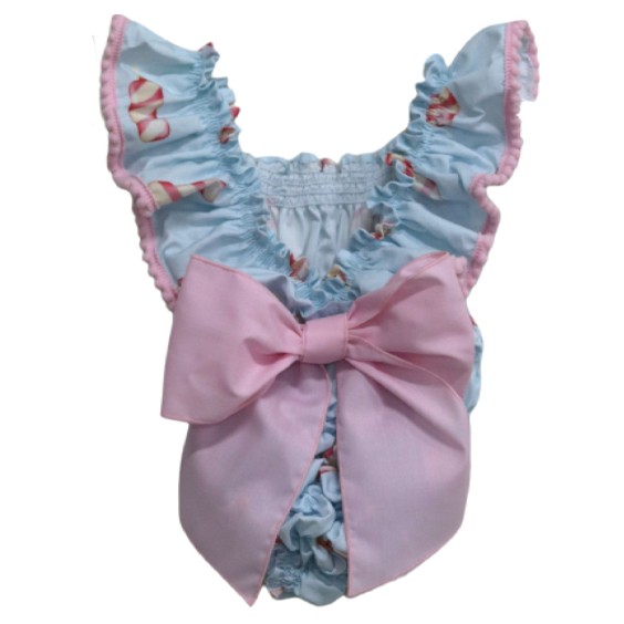 Ice cream Bow Cotton Swimsuit