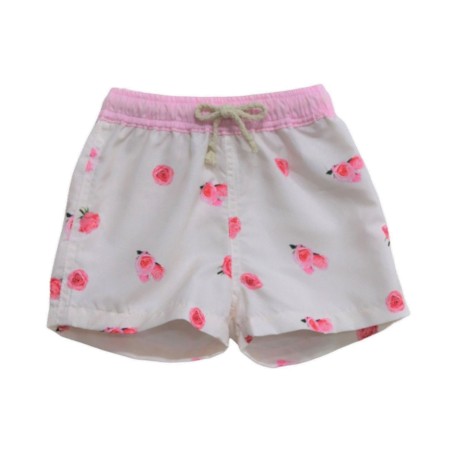 Pink Roses Boy Shorts