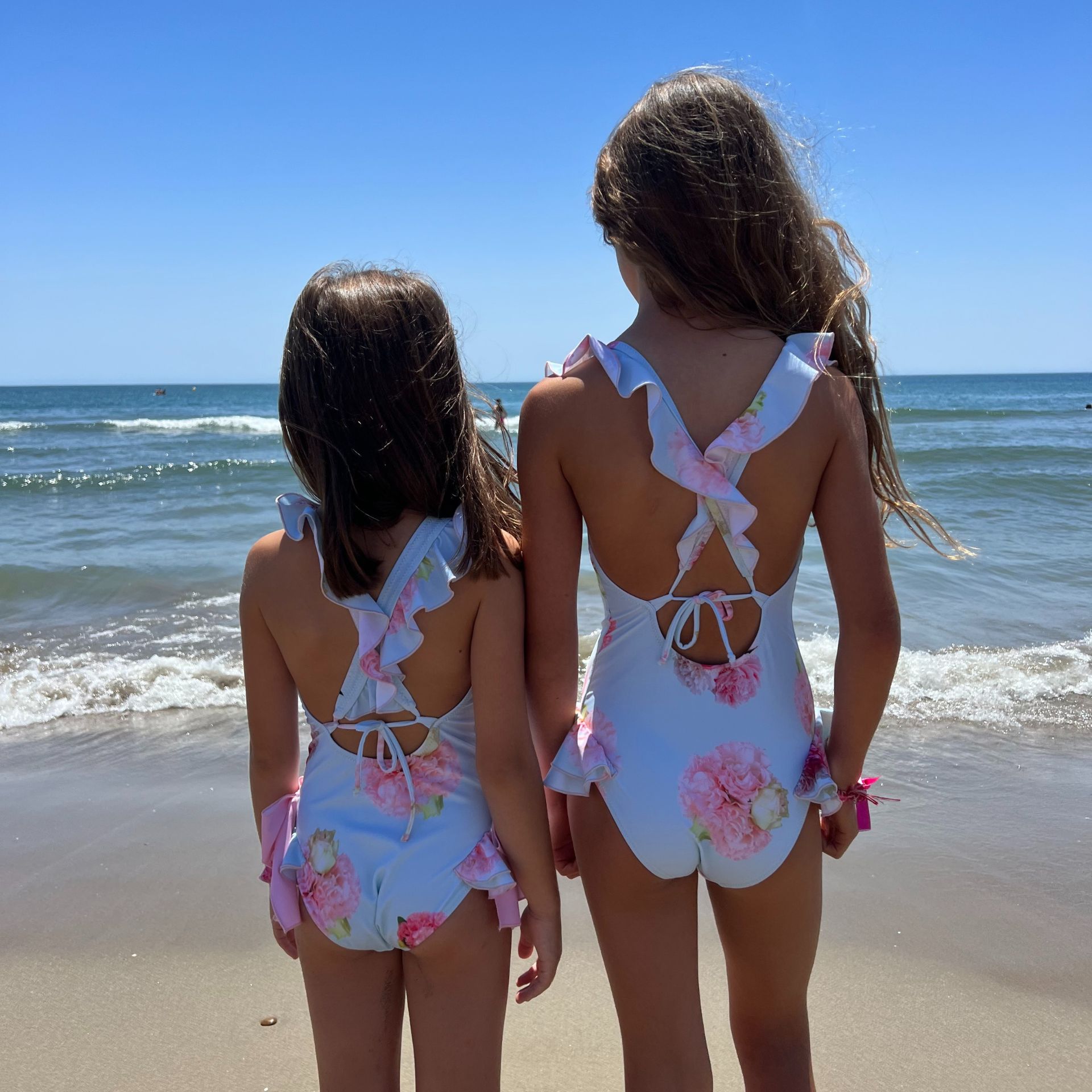 Fato de Banho Peonias Menta