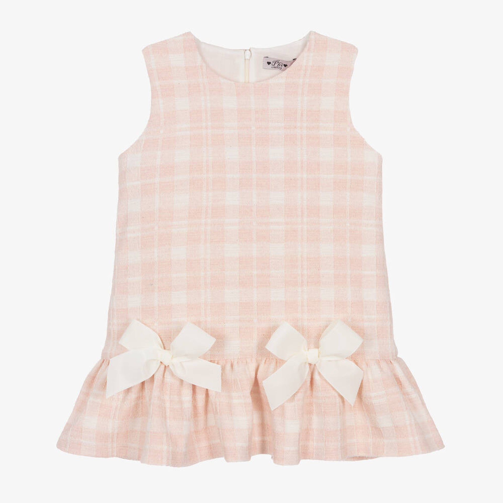 Vestido Tweed Rosa