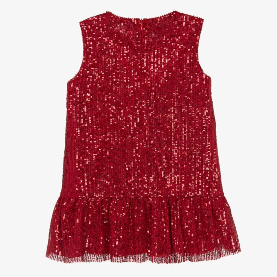 Vestido Lantejoulas Vermelha