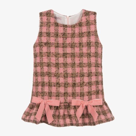 Pink Tweed Dress