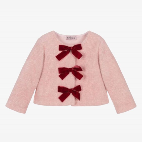 Pink bows cardigan