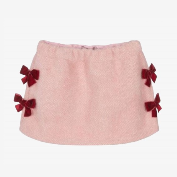 Pink Skirt with bows