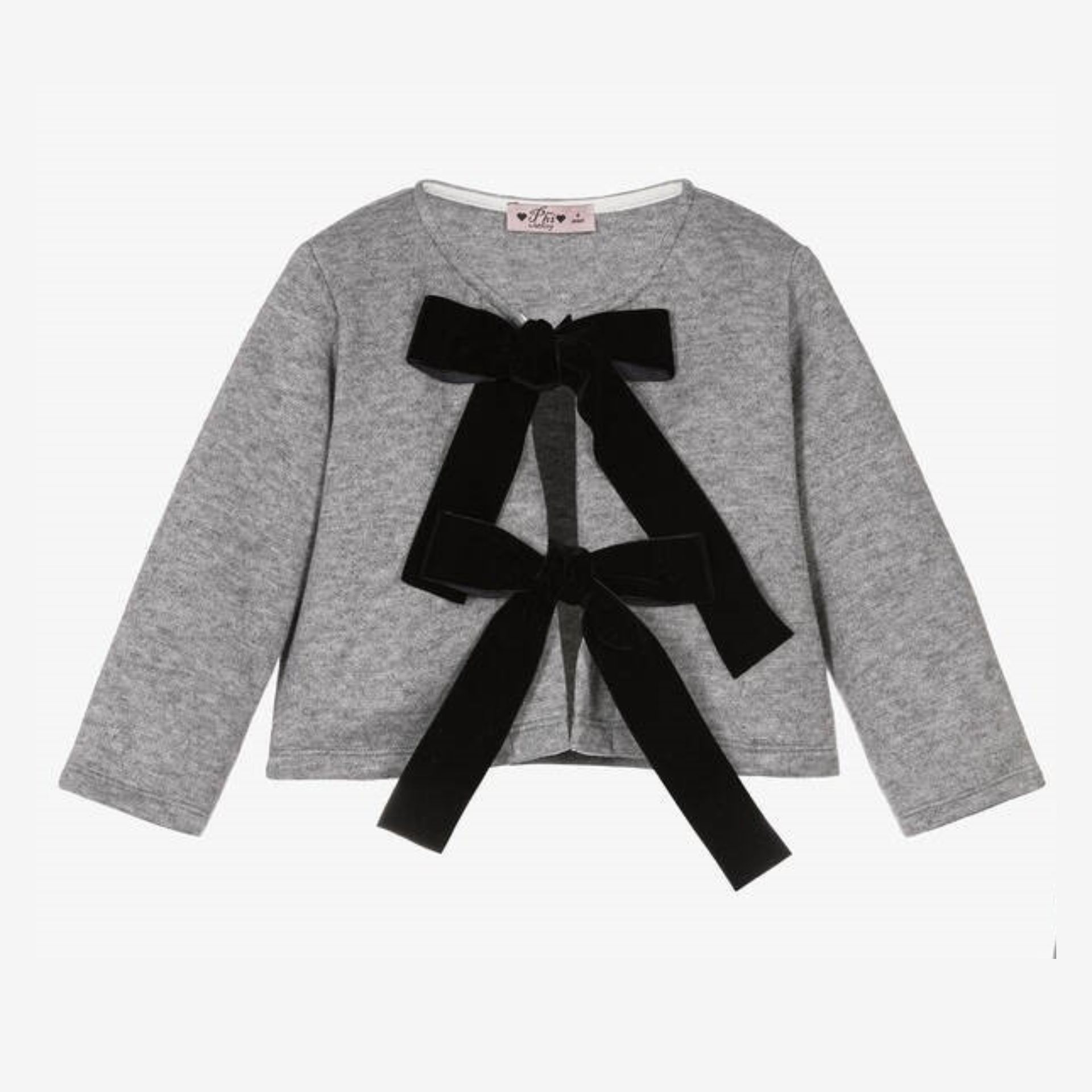 Grey bows cardigan