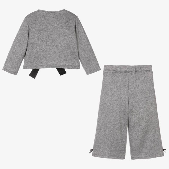Grey bows cardigan