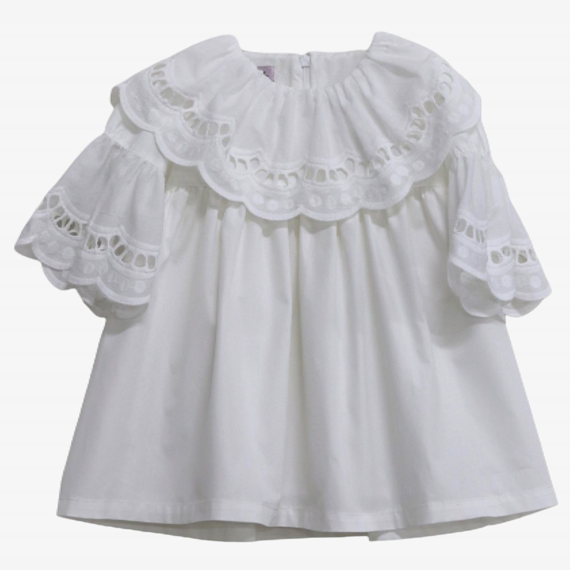 Ivory Frill lace Dress