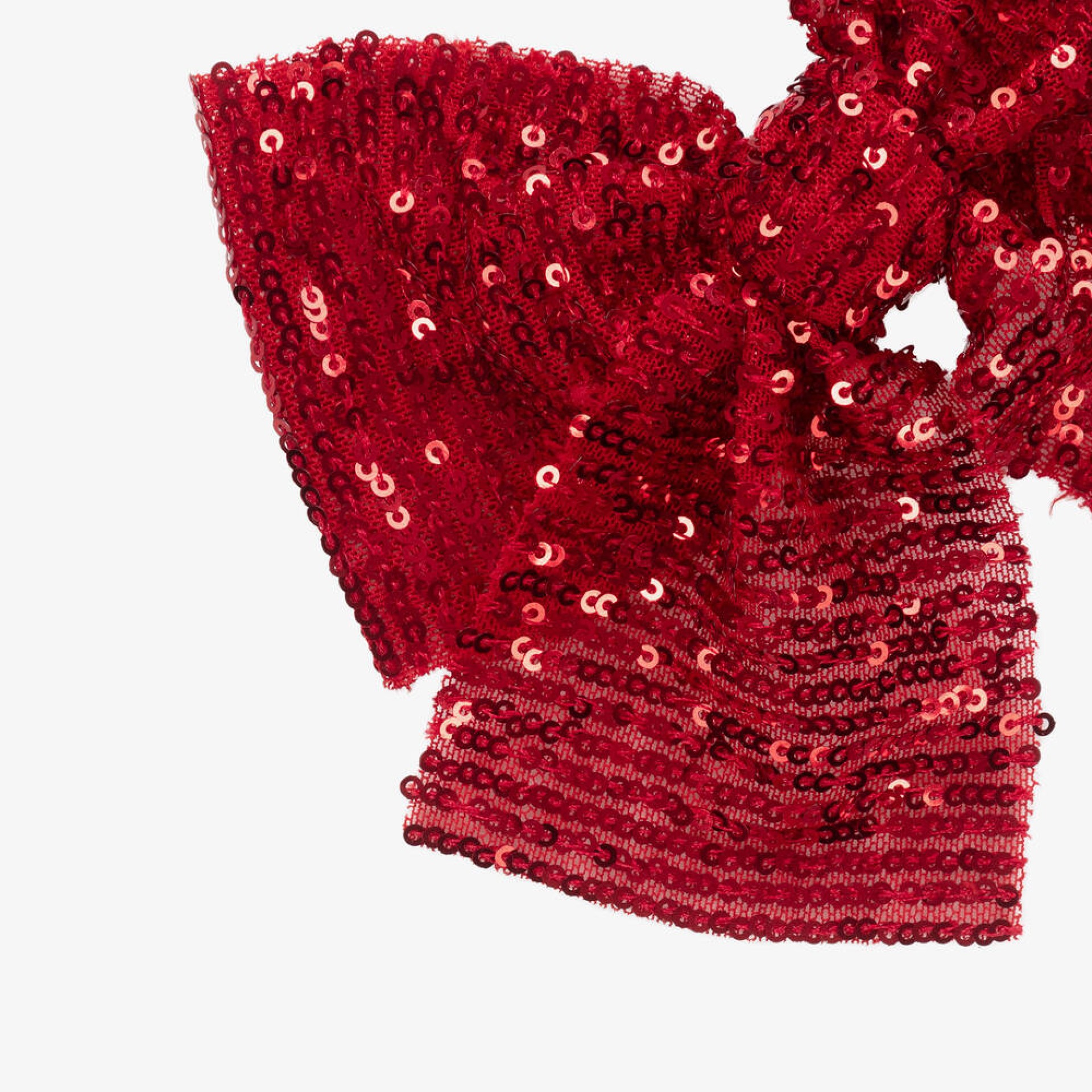 Laço Lantejoulas vermelhas