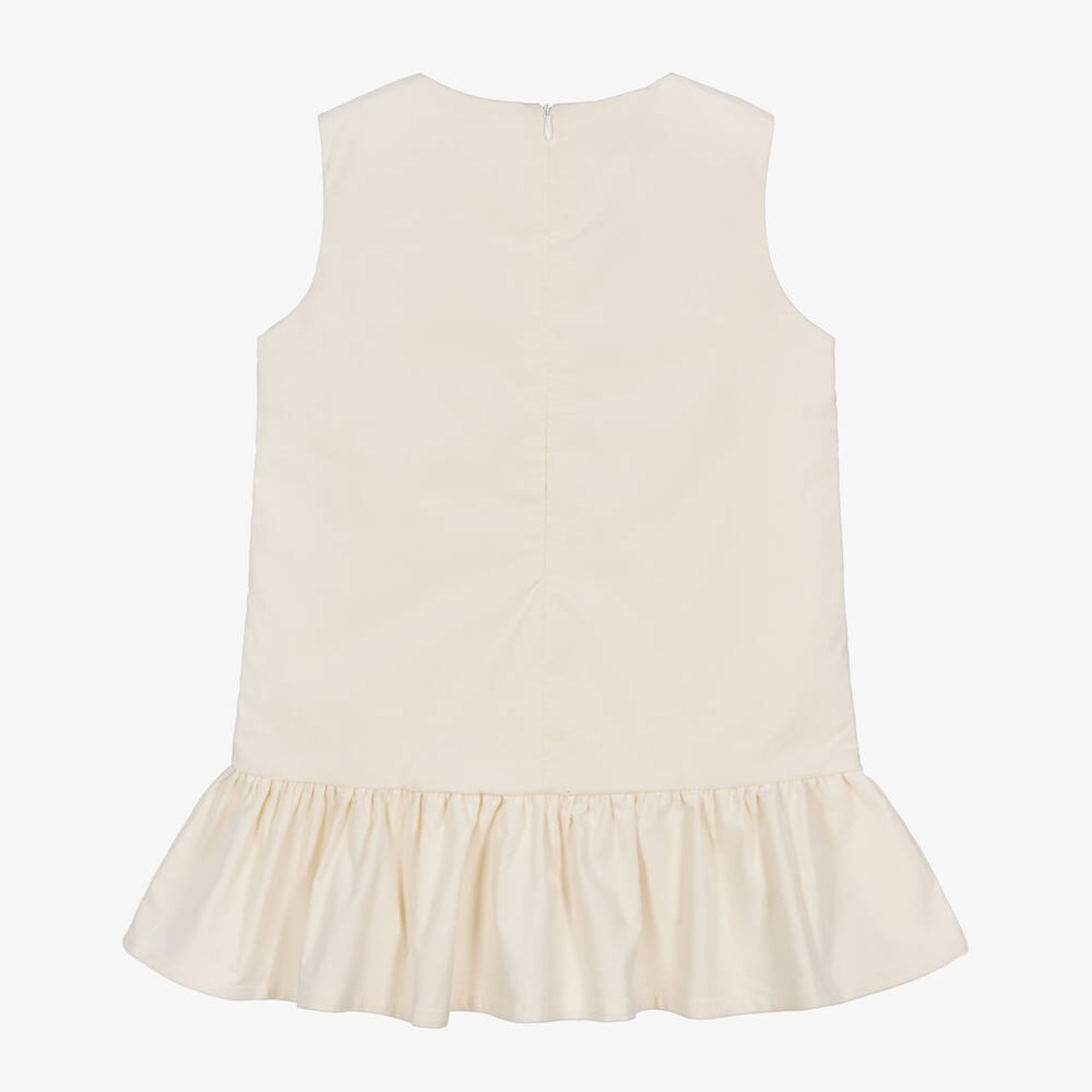 Ivory Velvet Dress with bows