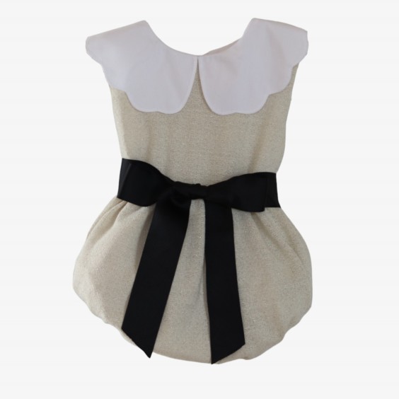 Beige  Romper