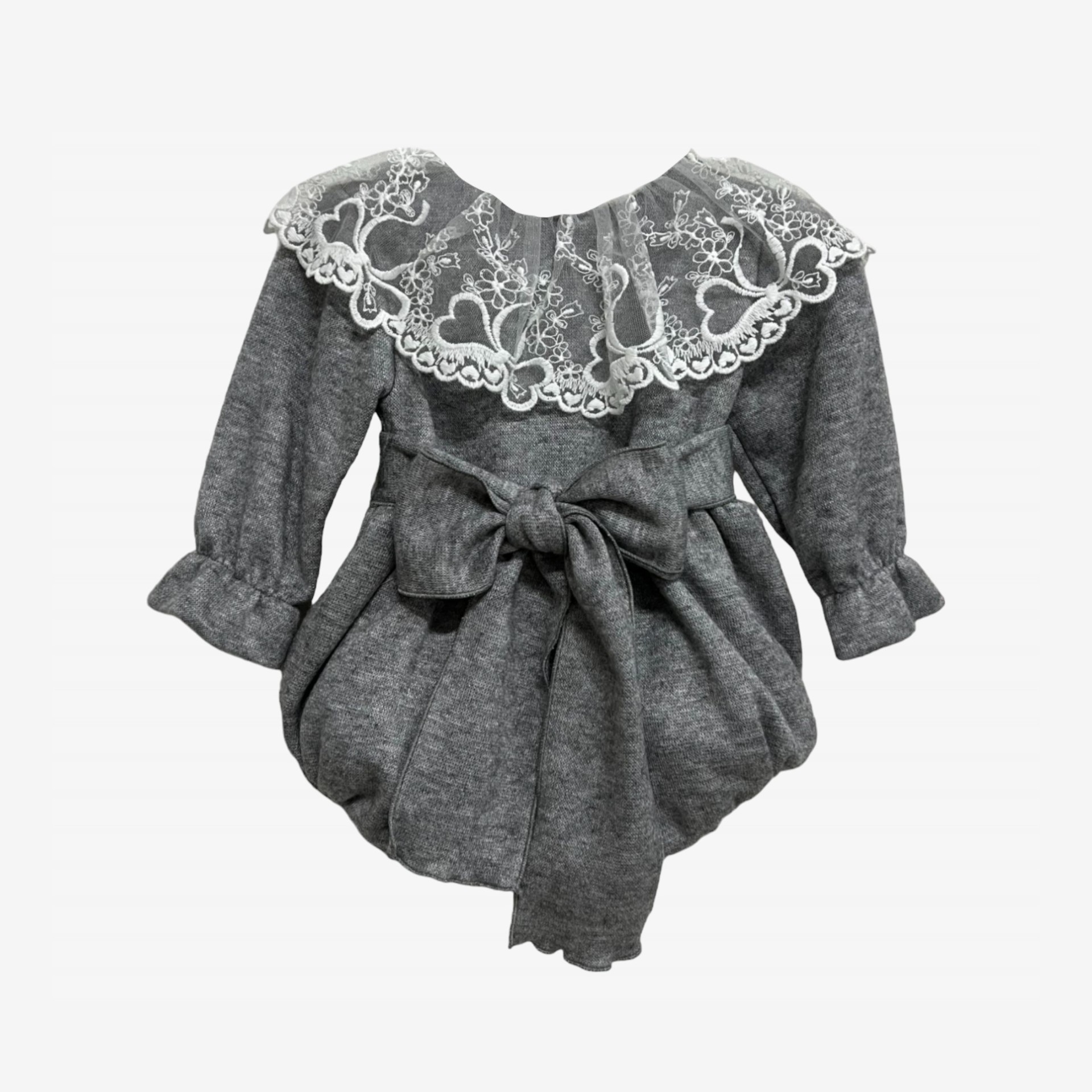 Barboteuse Gris avec tulle