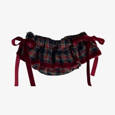 Bordeaux Tartan Bloomer