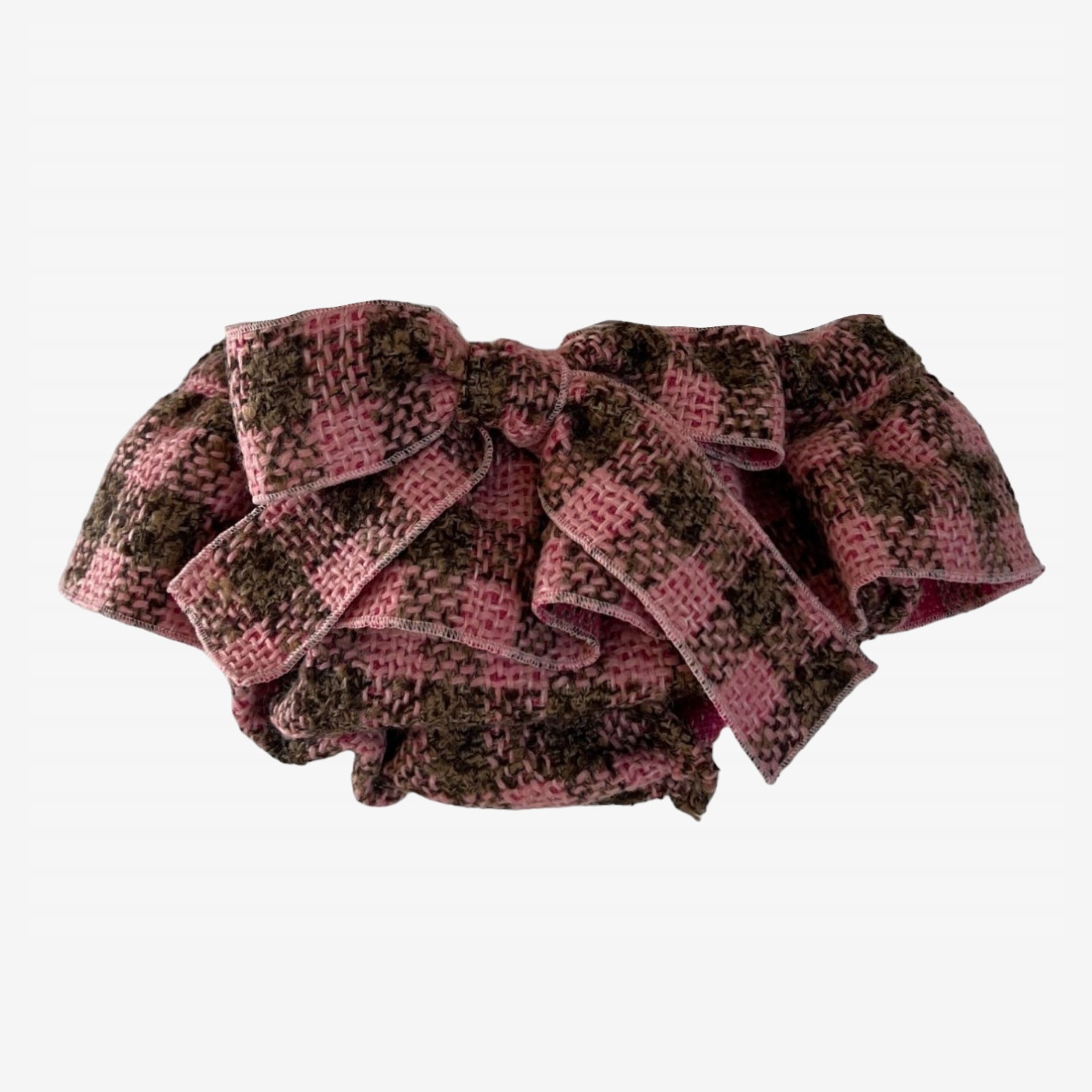 Pink and Brown Tweed Bloomer