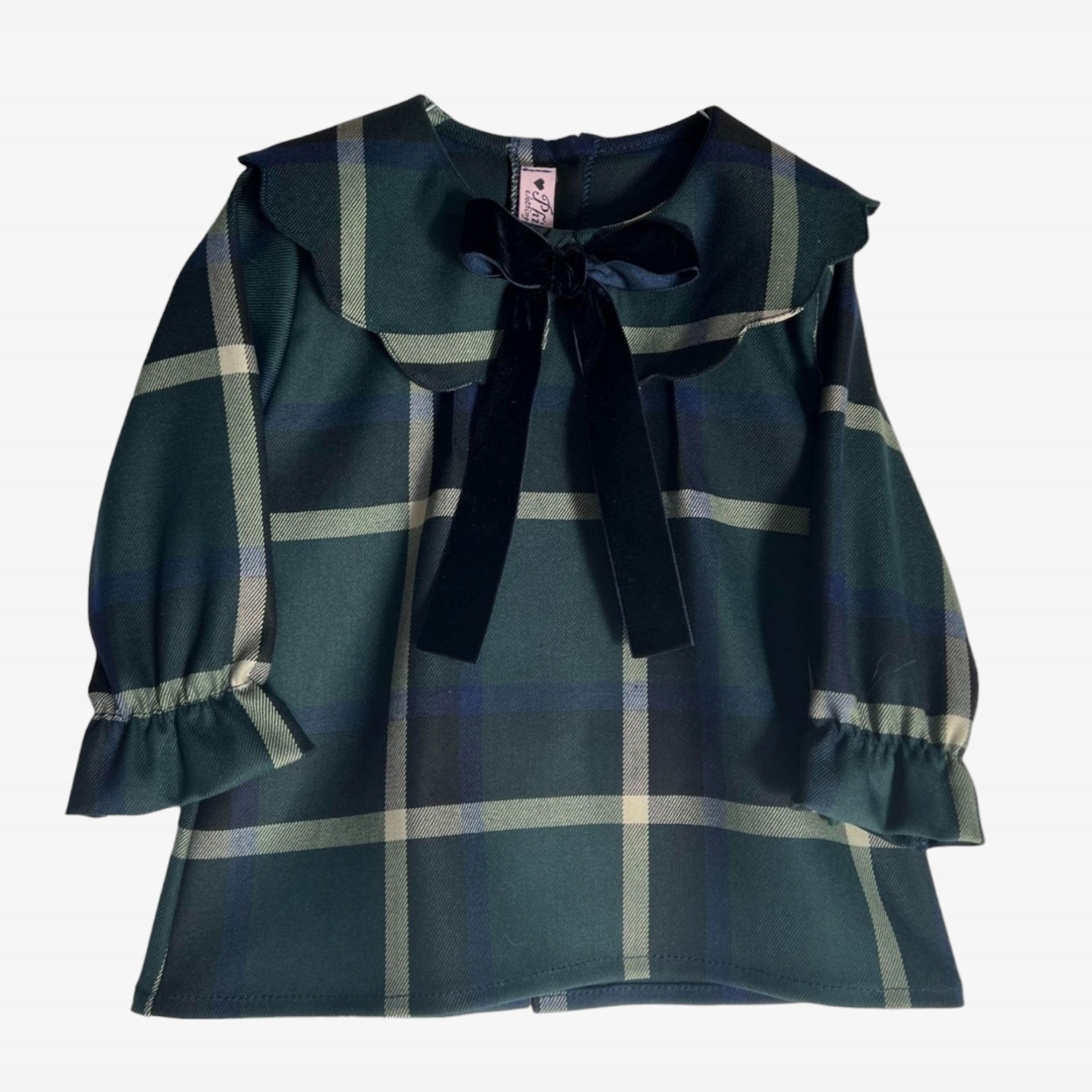 Blouse  carreaux vert