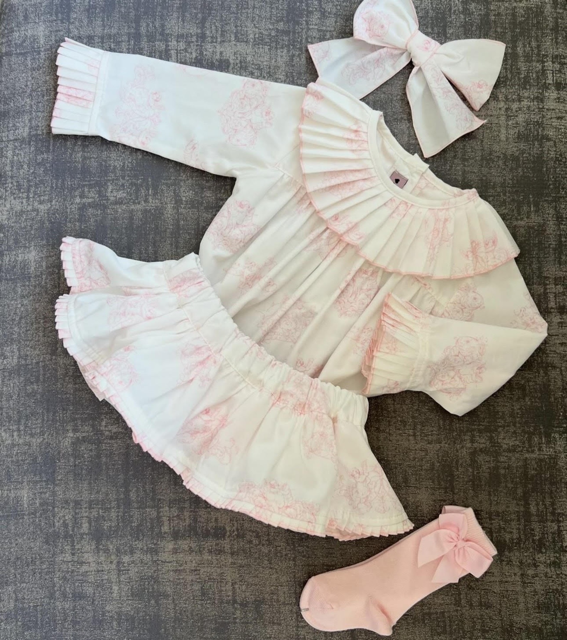 Pink Toile de Jouy Bloomer
