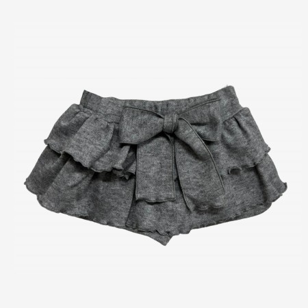 Grey Frill Skirt