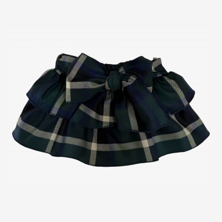 Green Tartan Frill Skirt