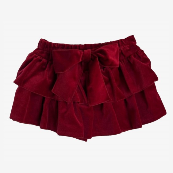 Jupe Velour Bordeaux Jupe Velour Bordeaux