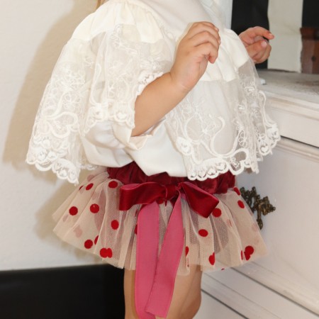 Blusa Cru com tule Blusa Cru com tule