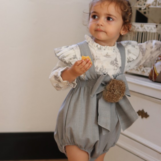 Grey Romper