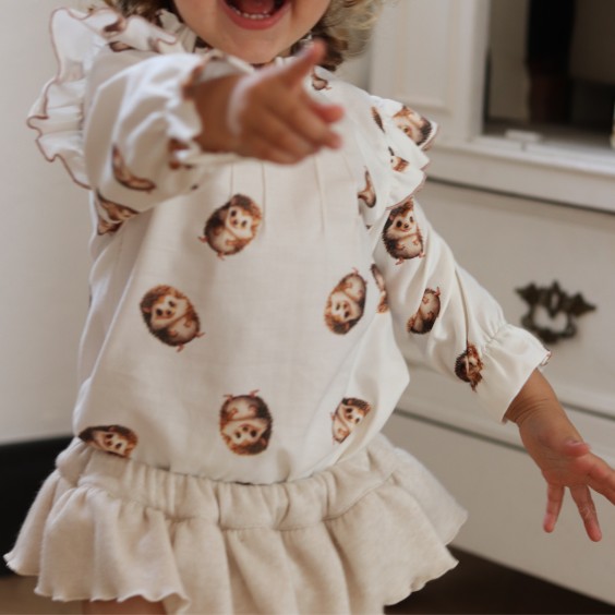 Beige  Bloomer with bow