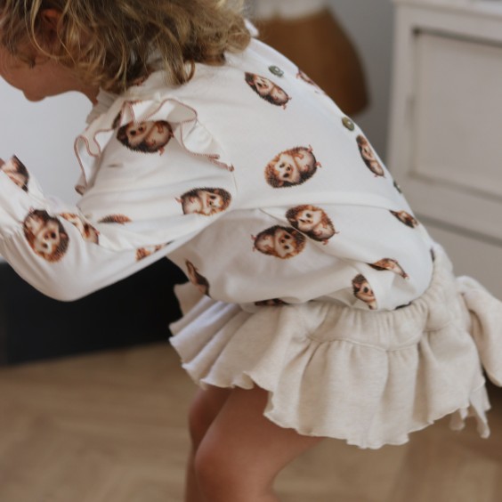 Beige  Bloomer with bow