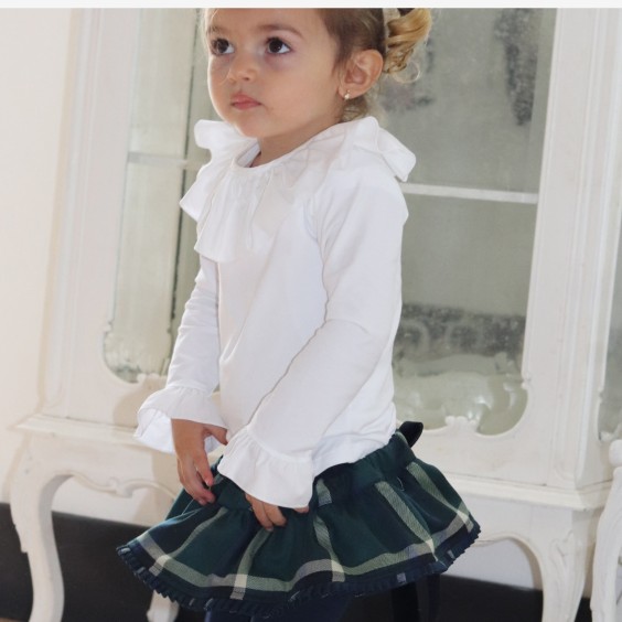 Tapa fraldas xadrez verde