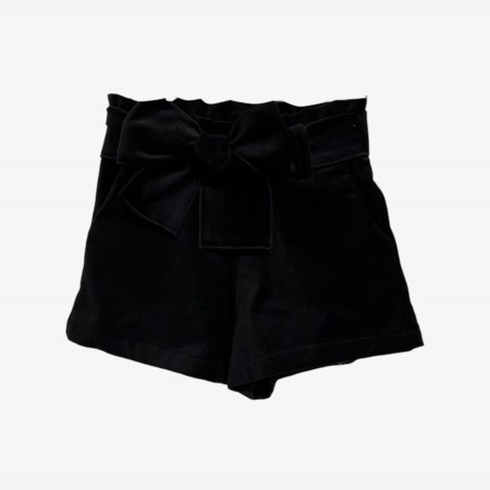 Black Velvet Shorts