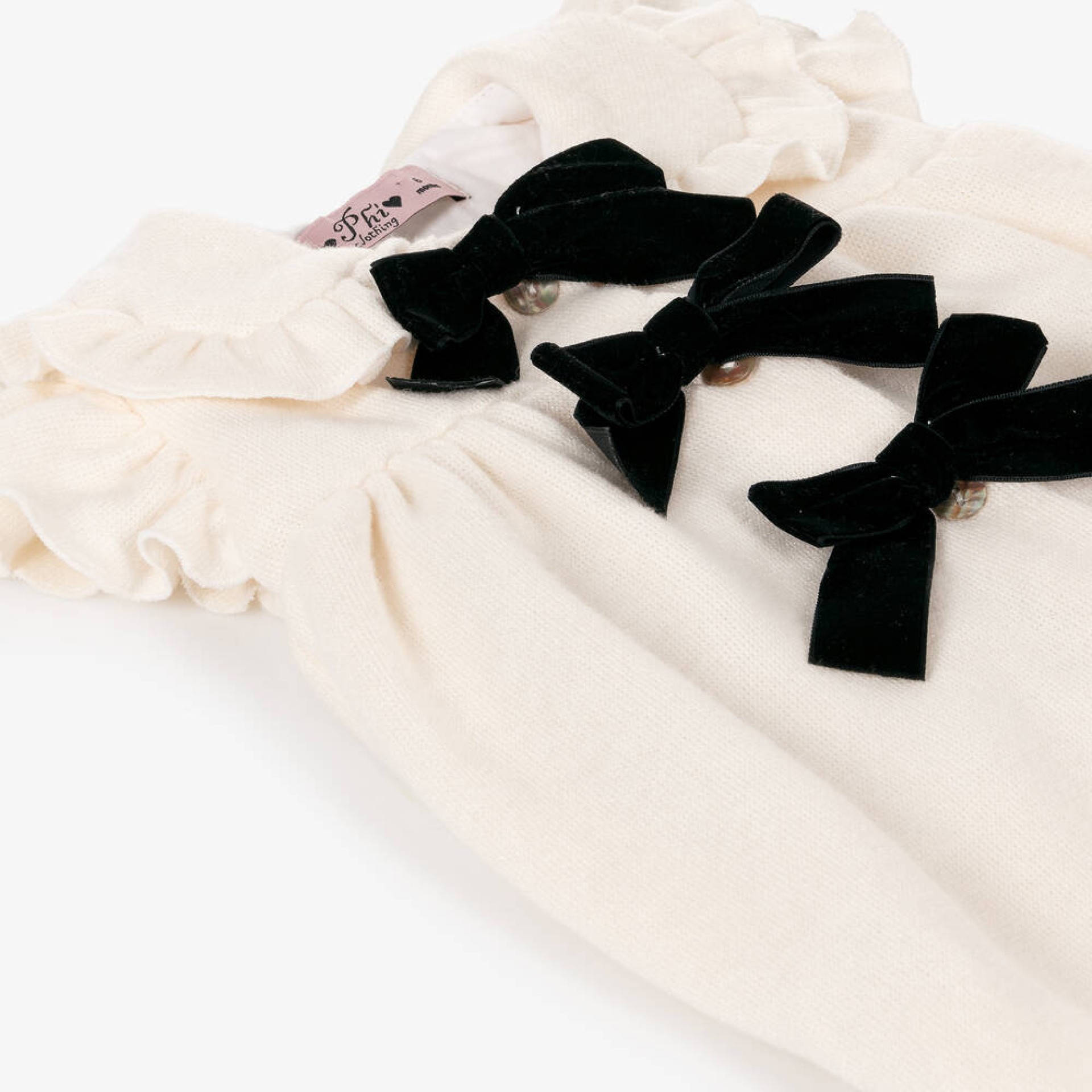 Macacão malha cru com laços