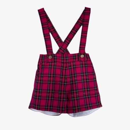 Short Garon Tartan Rose