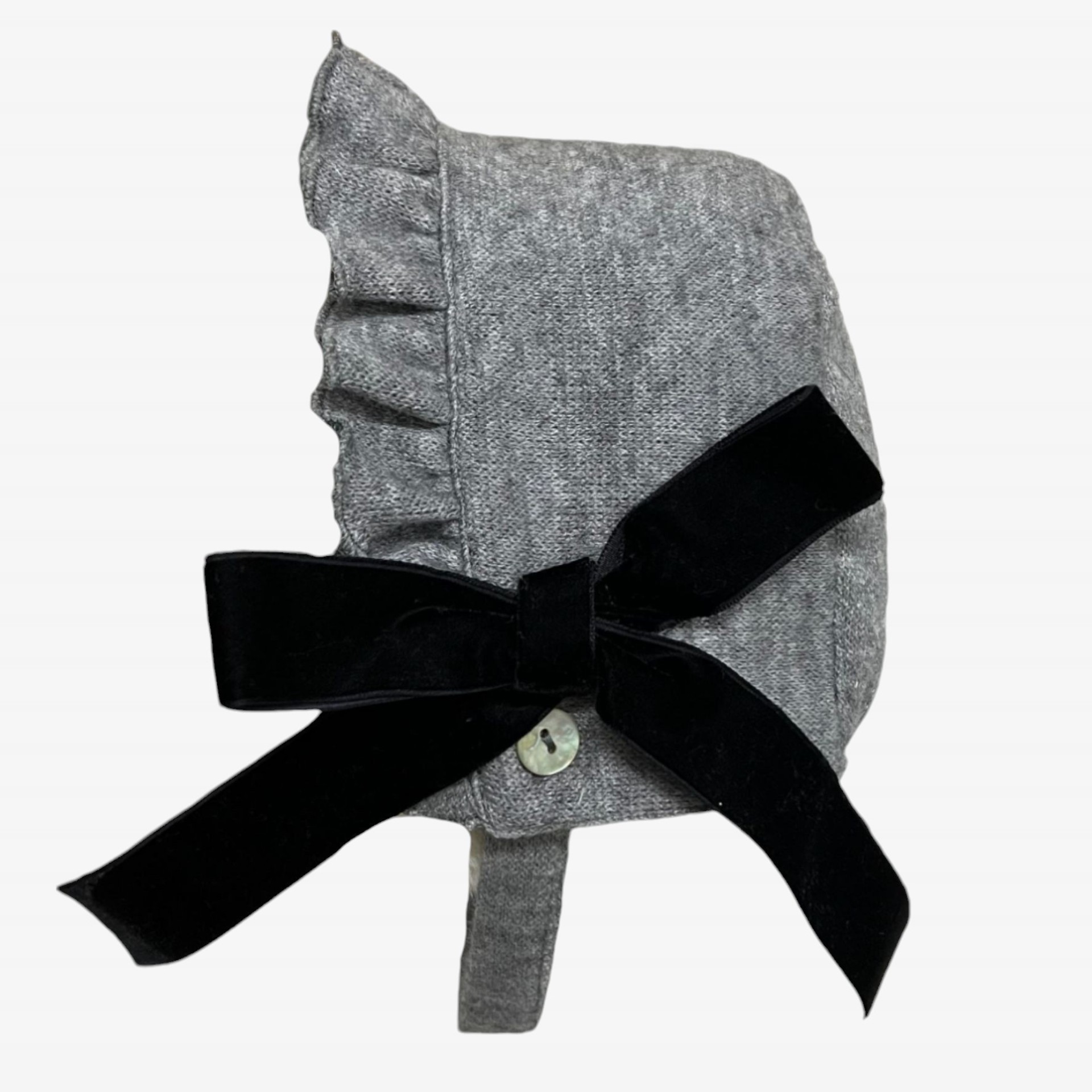 Grey jersey Bonnet