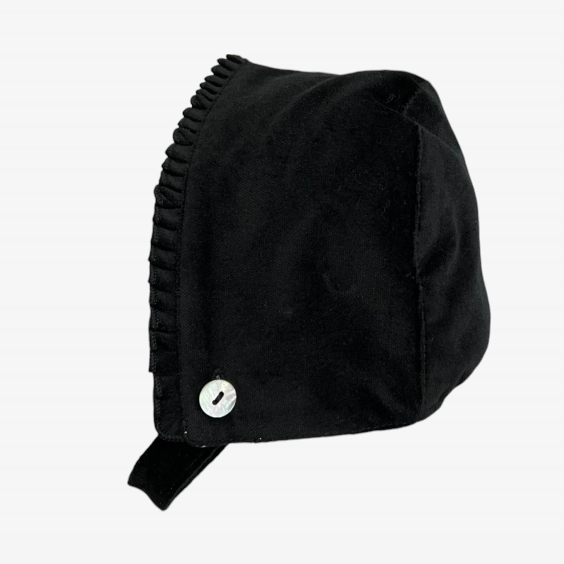 Bonnet en velours noir