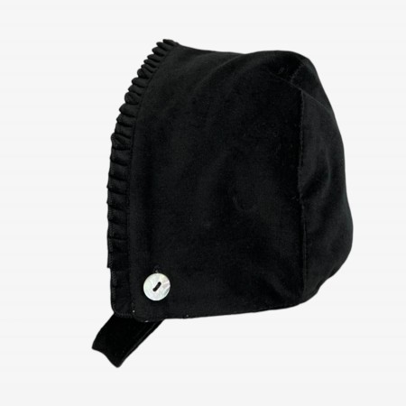 Black velvet Bonnet