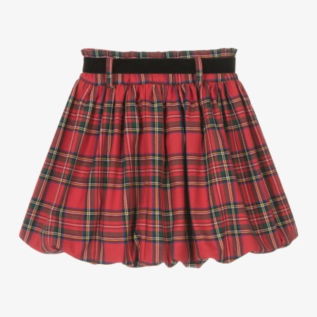 Jupe Puffball Tartan Rouge Jupe Puffball Tartan Rouge