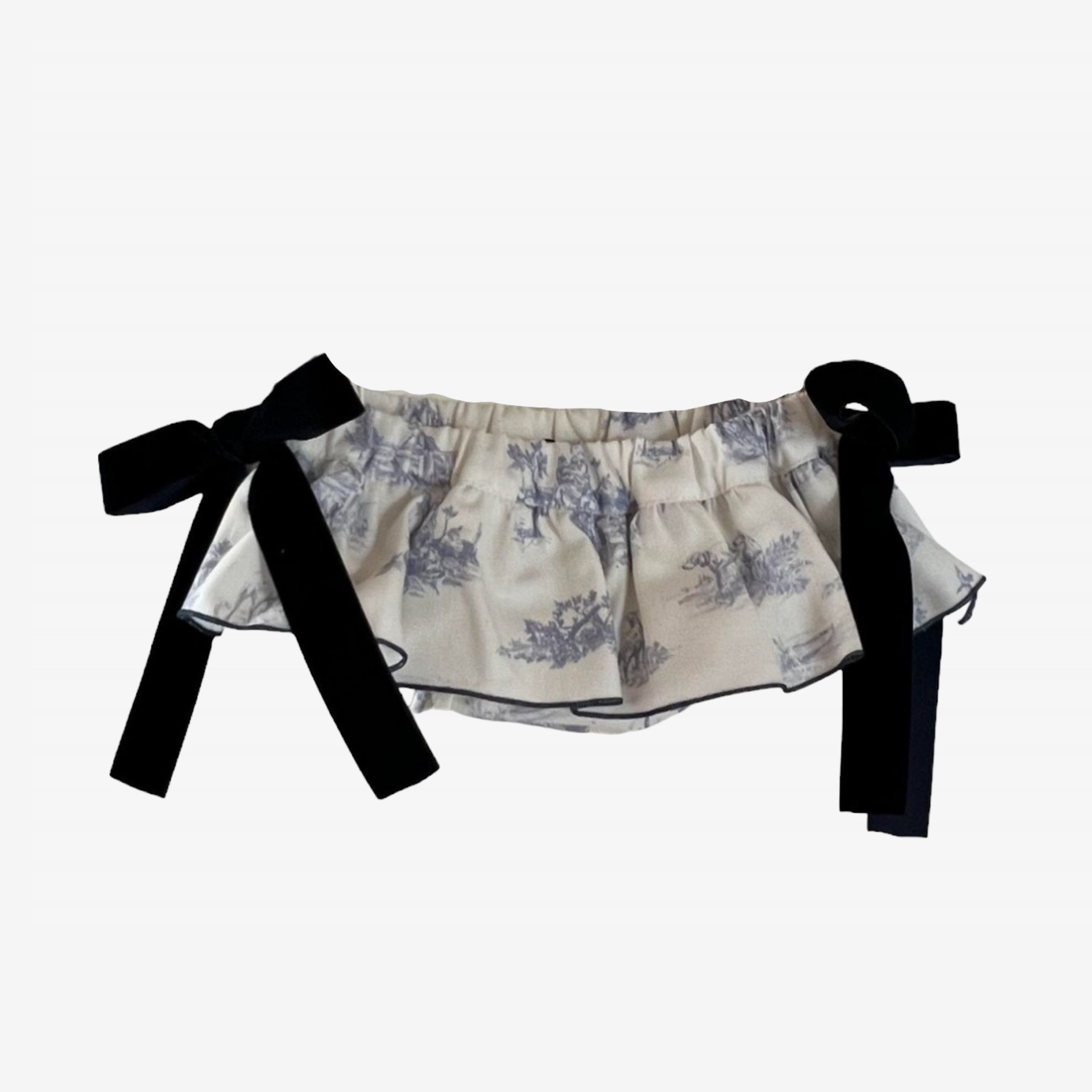 Tapa fraldas azul toile de jouy