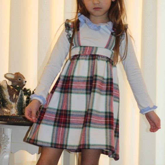 REd Tartan pinafore dress