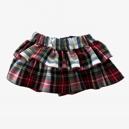Red Tartan frill skirt Red Tartan frill skirt
