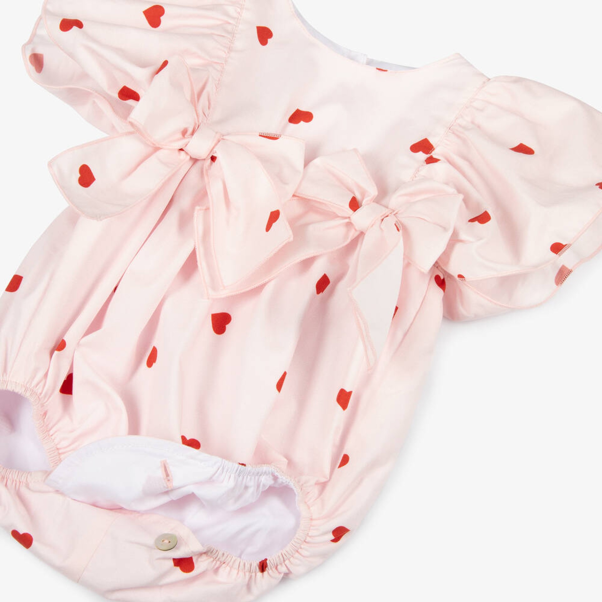 Barboteuse Rose avec des coeurs