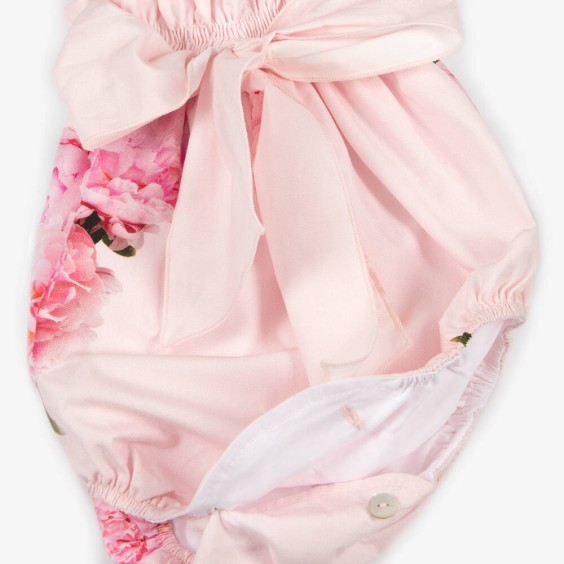 Pink Peonies Romper