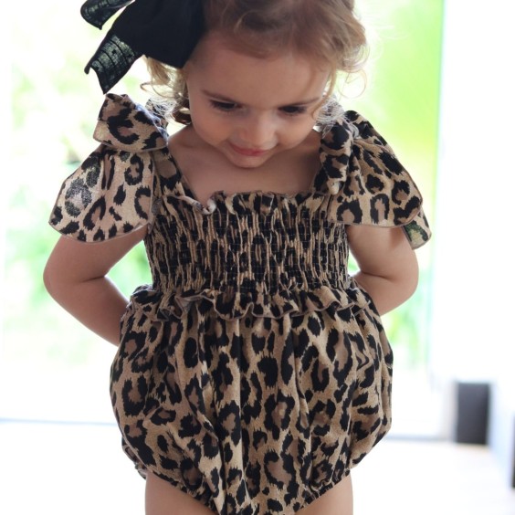 Leopard Romper