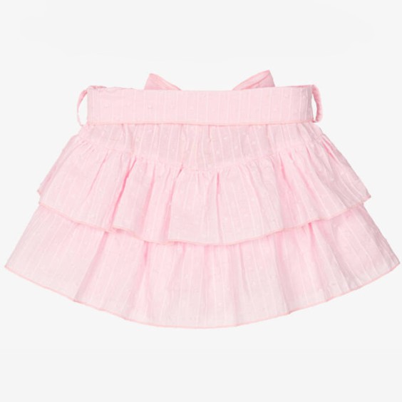Pink frill skirt