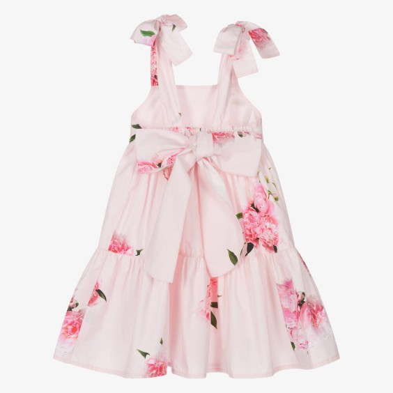 Pink peony dress