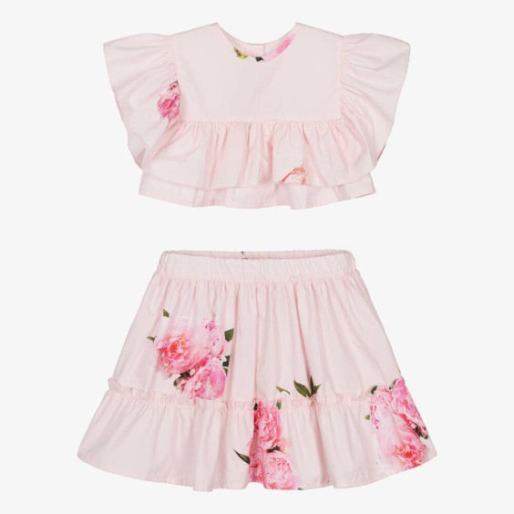 Pink peony top